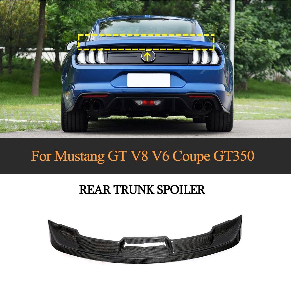 Carbon Fiber Trunk Spoiler Ford Mustang Shelby GT350 main